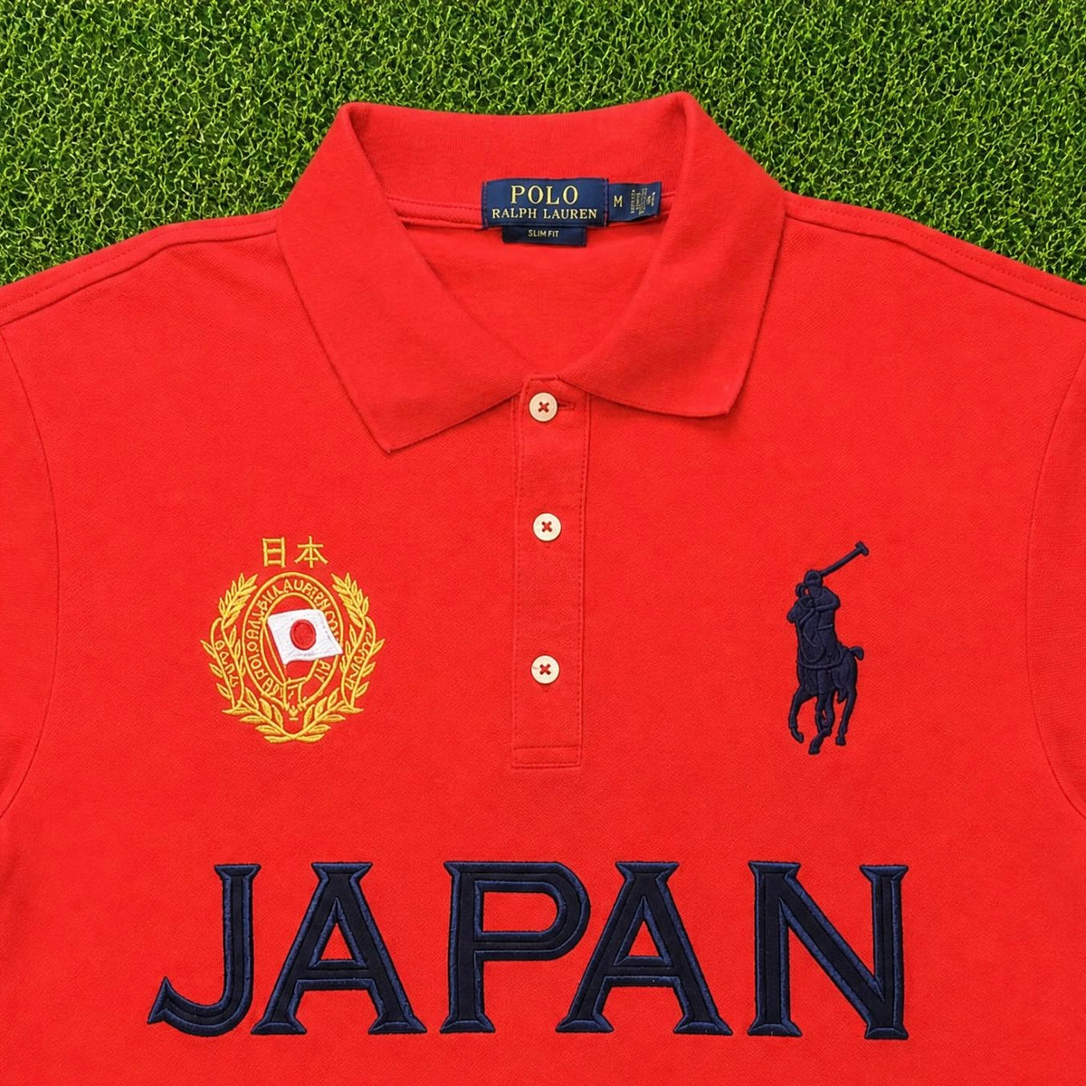 Red Vintage Japan Polo