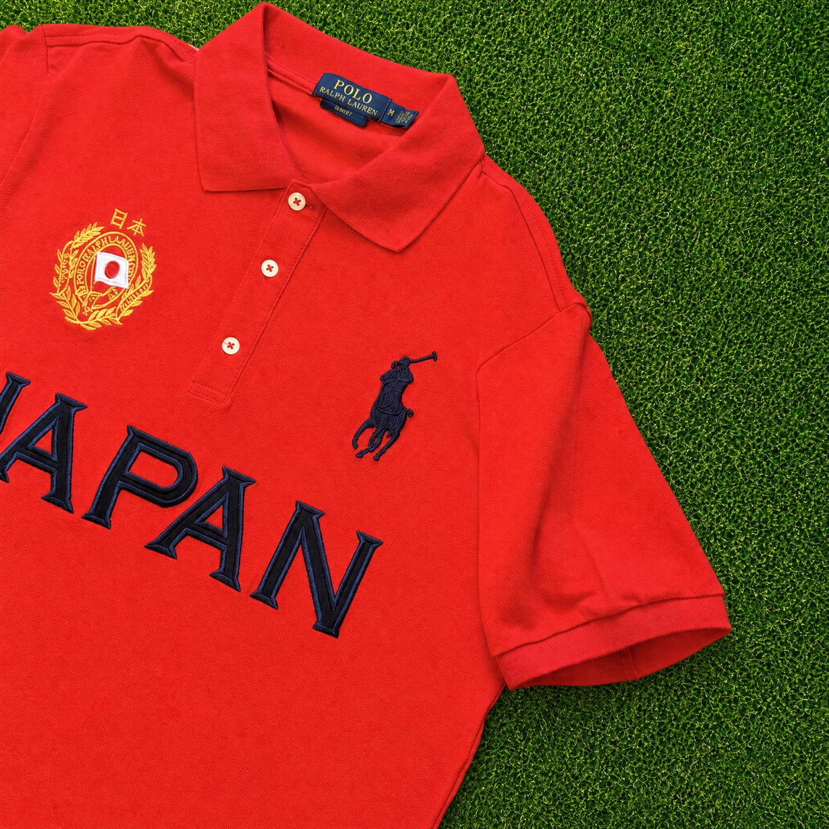 Red Vintage Japan Polo