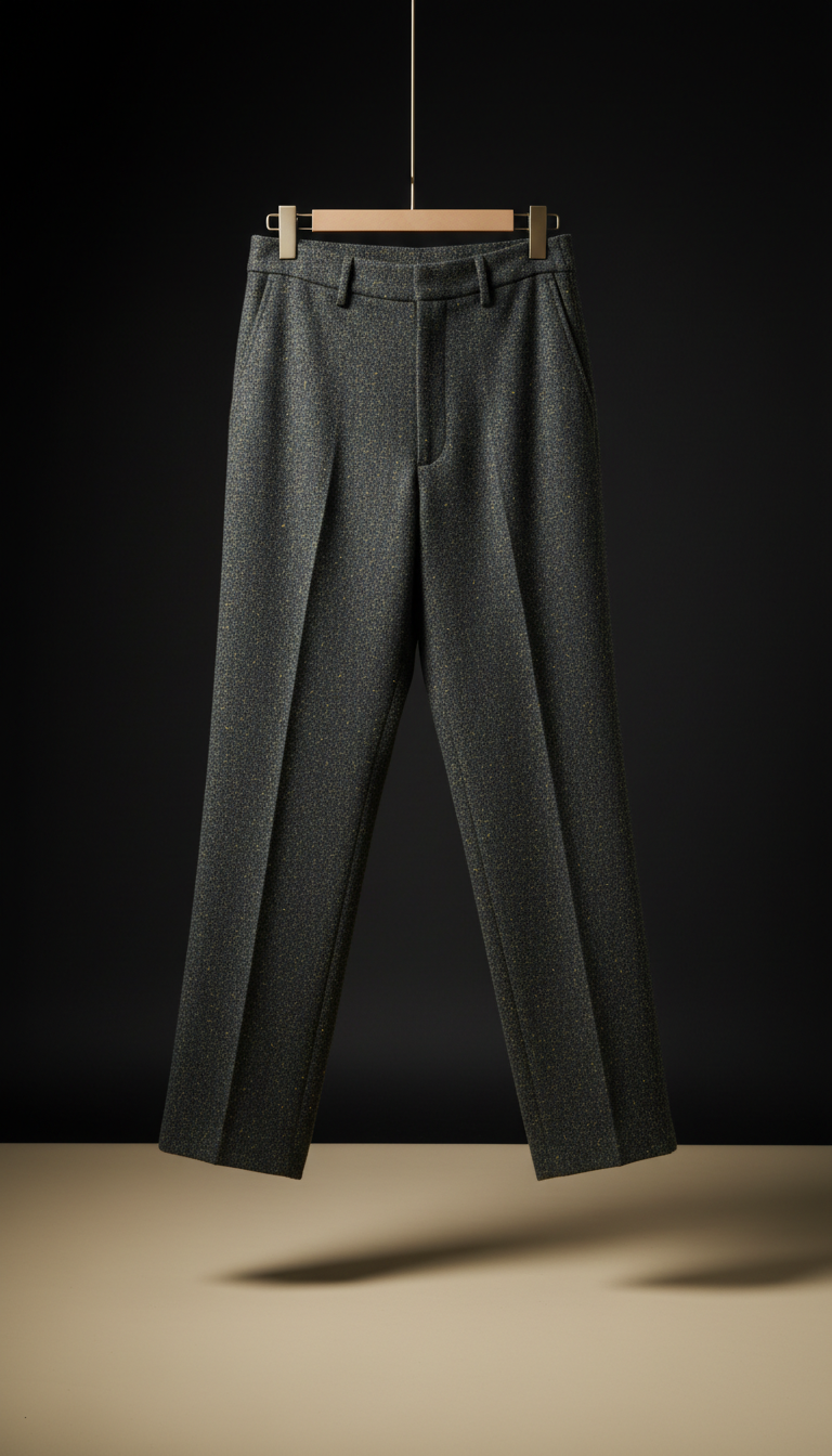 Archival Wool Pleated Trousers