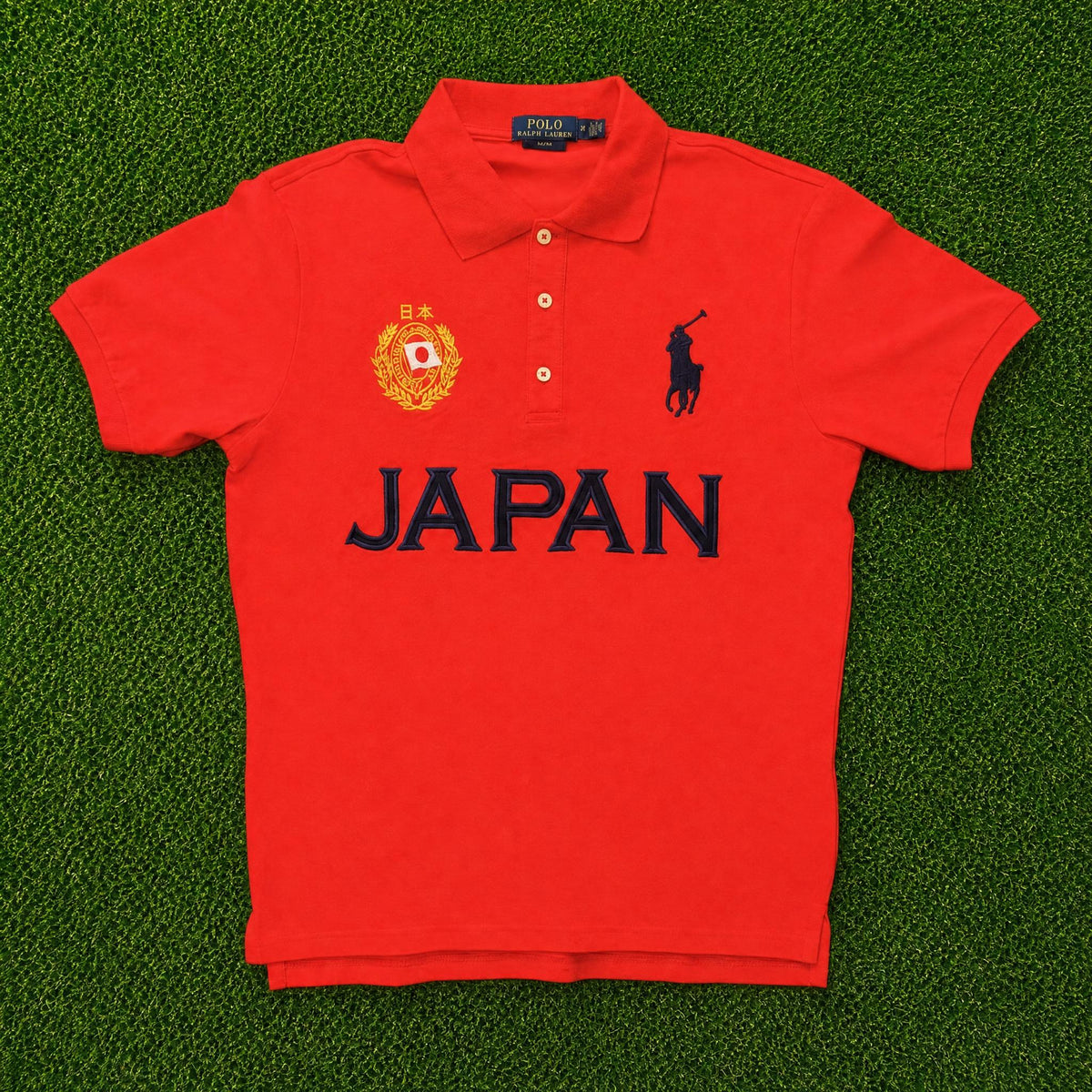 Red Vintage Japan Polo