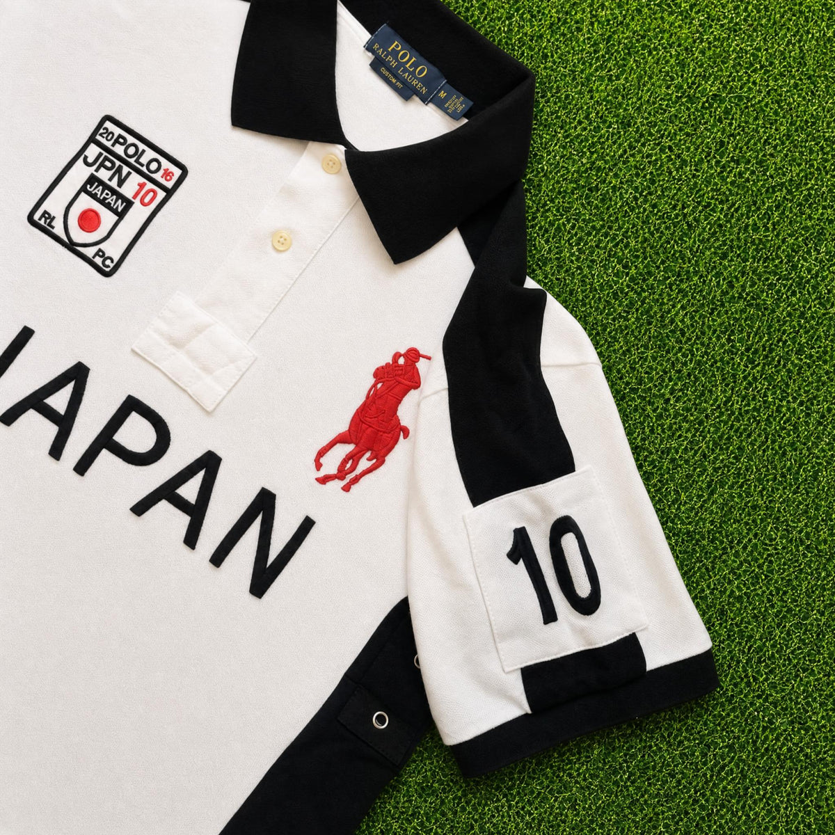 Japan Vintage Black & White Polo