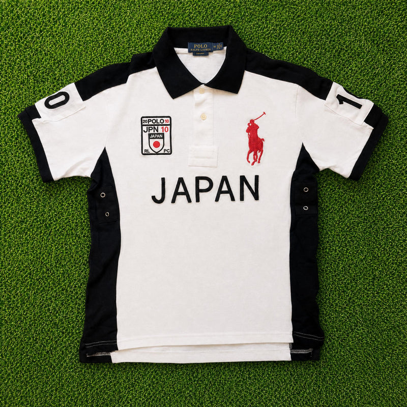 Japan Vintage Black & White Polo