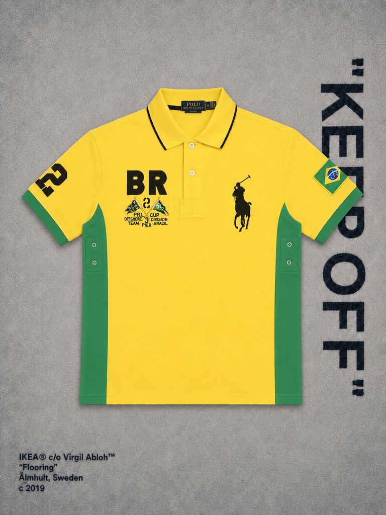 Brazil Vintage Yellow Polo