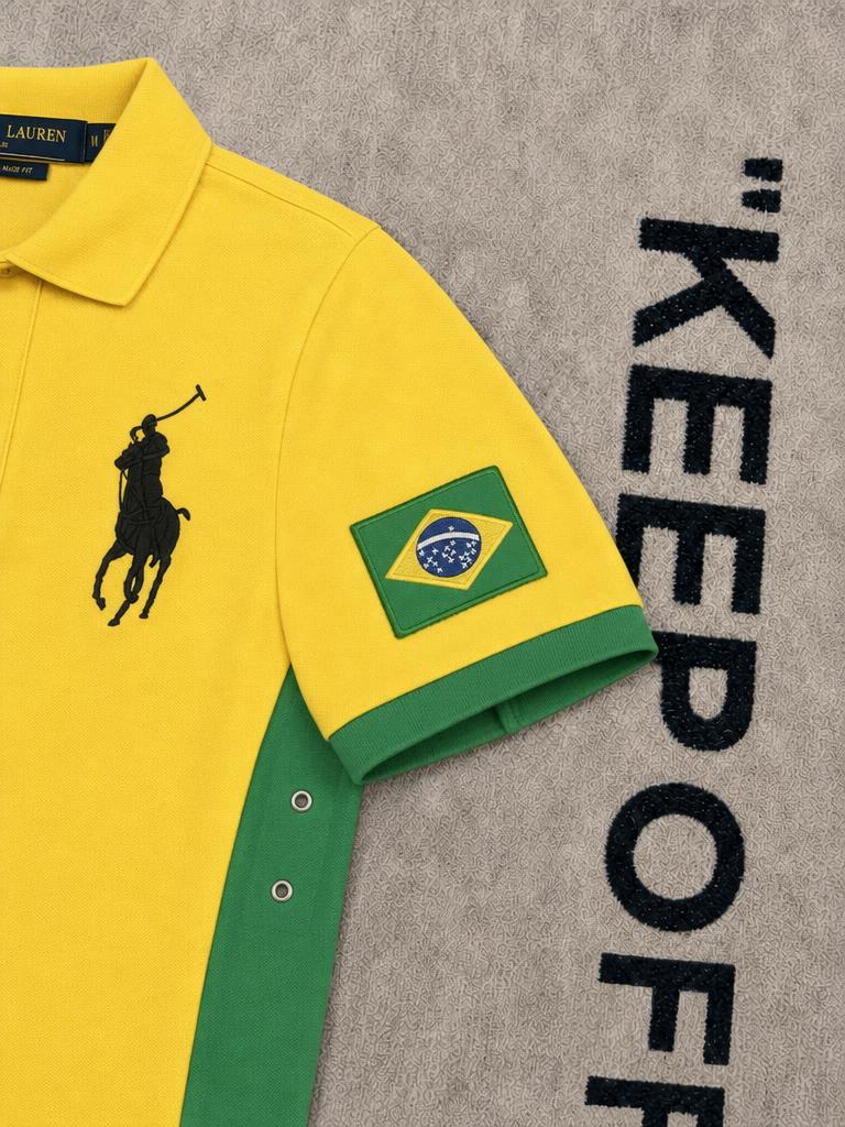 Brazil Vintage Yellow Polo