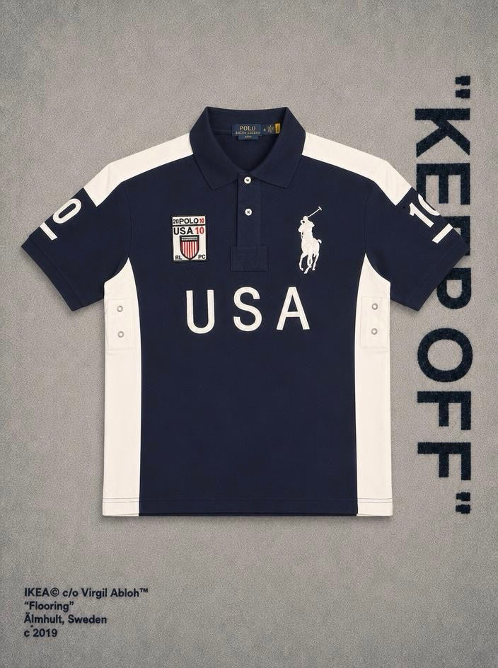 USA Vintage Navy Polo