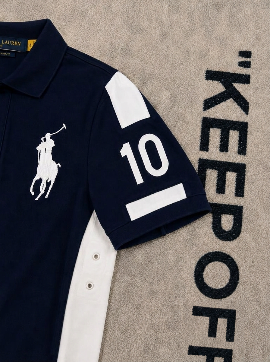 USA Vintage Navy Polo